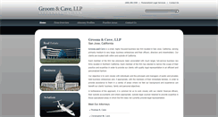 Desktop Screenshot of groomandcave.com